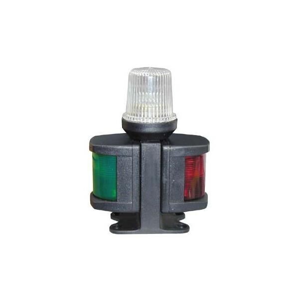 FAROL TOPO DE MASTRO BICOLOR + 360º BRANCO