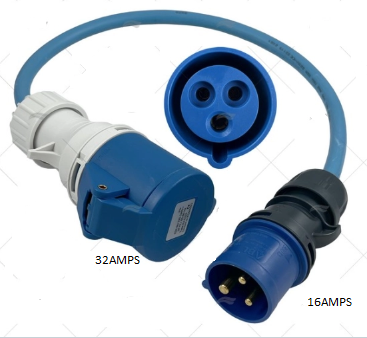 CONECTOR DE PORTO M/F 16AMP/32AMPS CEE