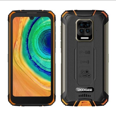 DOOGEE S59 Global Version IP68&IP69K Waterproof 5.71 inch HD+ 10050mAh Super Battery NFC Android 10.0 4GB 64GB Helio A25 Octa Core 4G Smartphone