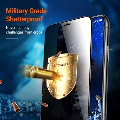for iPhone 12 11 Xs Max Pro X XR Screen Protector [Privacy Protection] [Military Grade Shatterproof] Anti-Scratch Tempered Glass