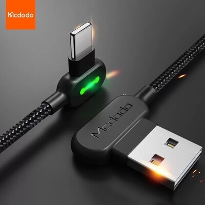 MCDODO 3m USB Cable For iPhone 12 11 Pro Max Xs Xr X 8 7 6s 6 Plus 5s iPad Air mini 2.4A Fast Charging Phone Charger Data Cord
