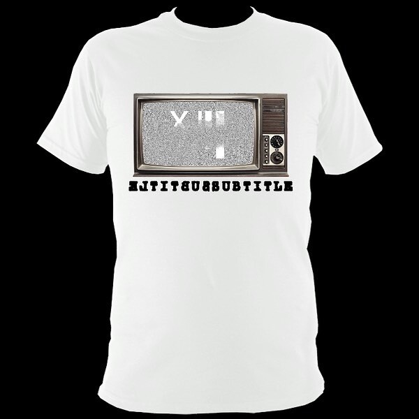 WHITE TV SHIRT