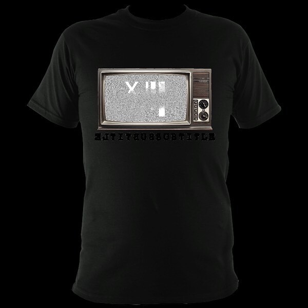 BLACK TV SHIRT