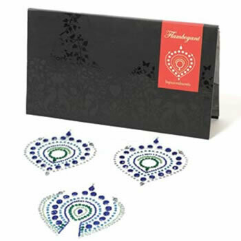 COPRIPUBE E CAPEZZOLI - SWAROWSKY - 3 PEZ -  BLACK & SILVER