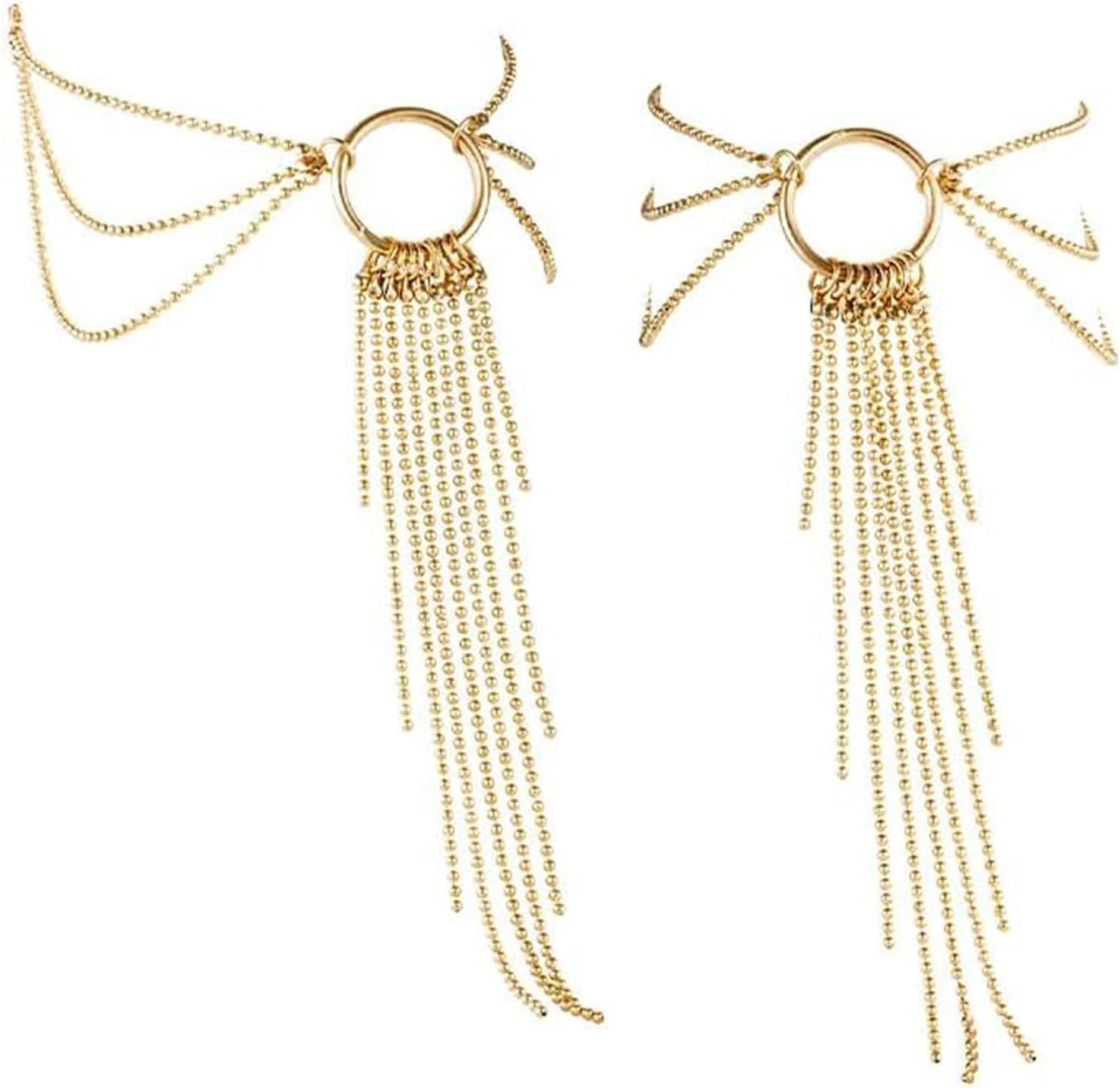 Gioielli dorati per caviglie e piedi