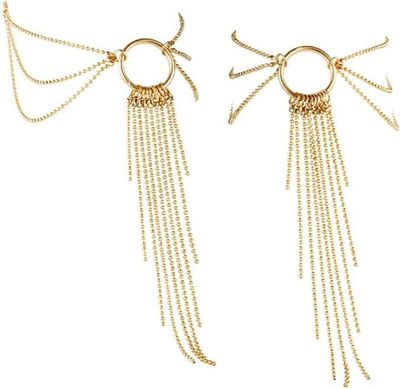 Gioielli dorati per caviglie e piedi