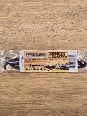 Sachet de vanille 3 gousse (14-16cm)