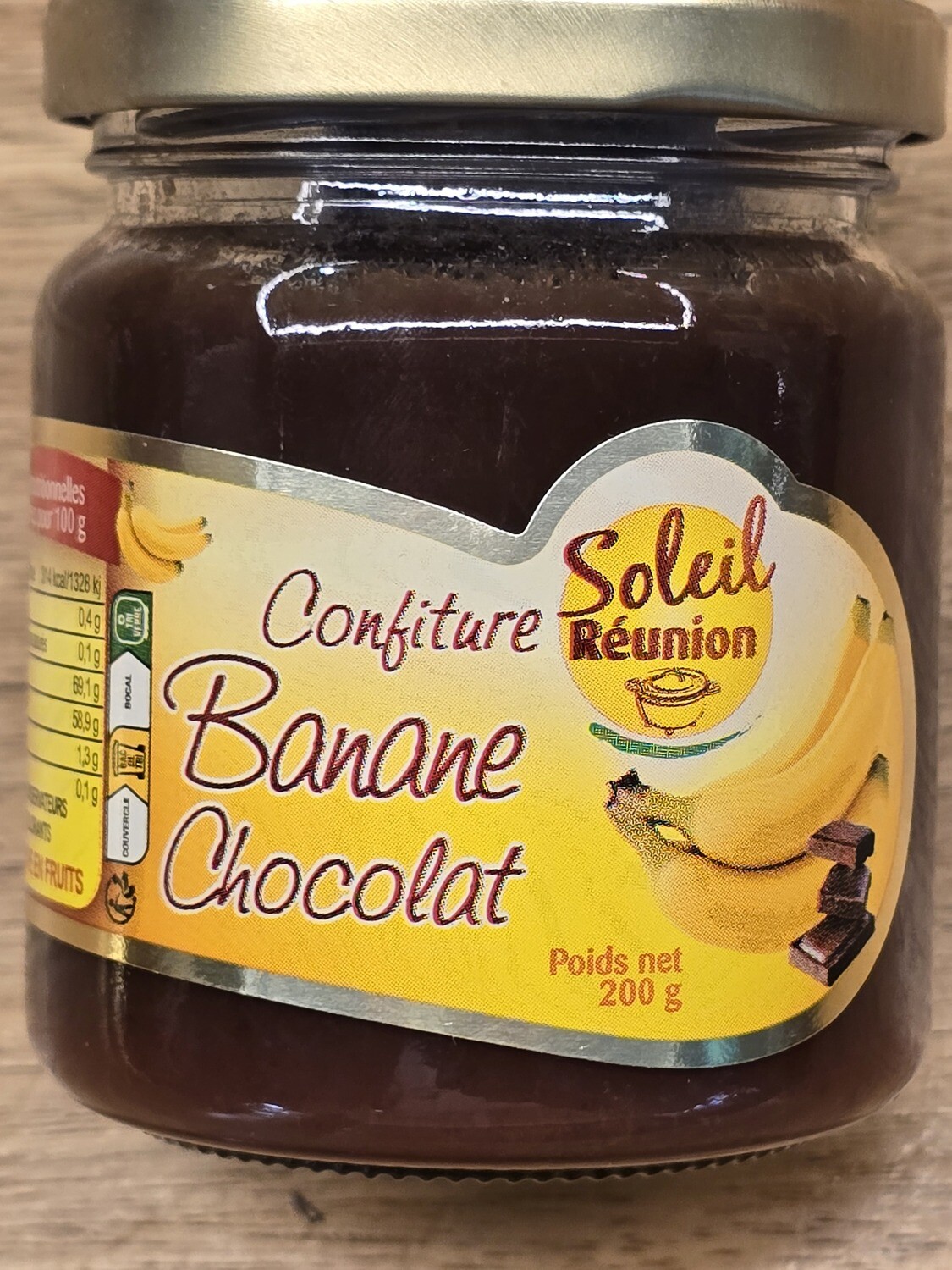 Confiture banane chocolat 200g