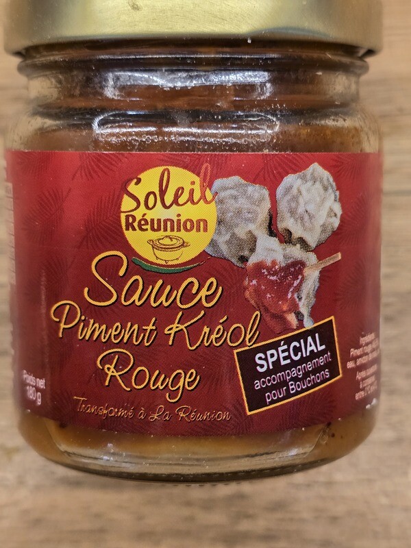 Sauce piment kréol rouge 180g