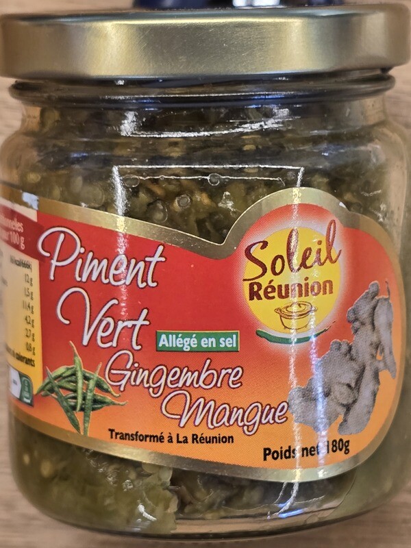 Piment vert gingembre mangue 180g