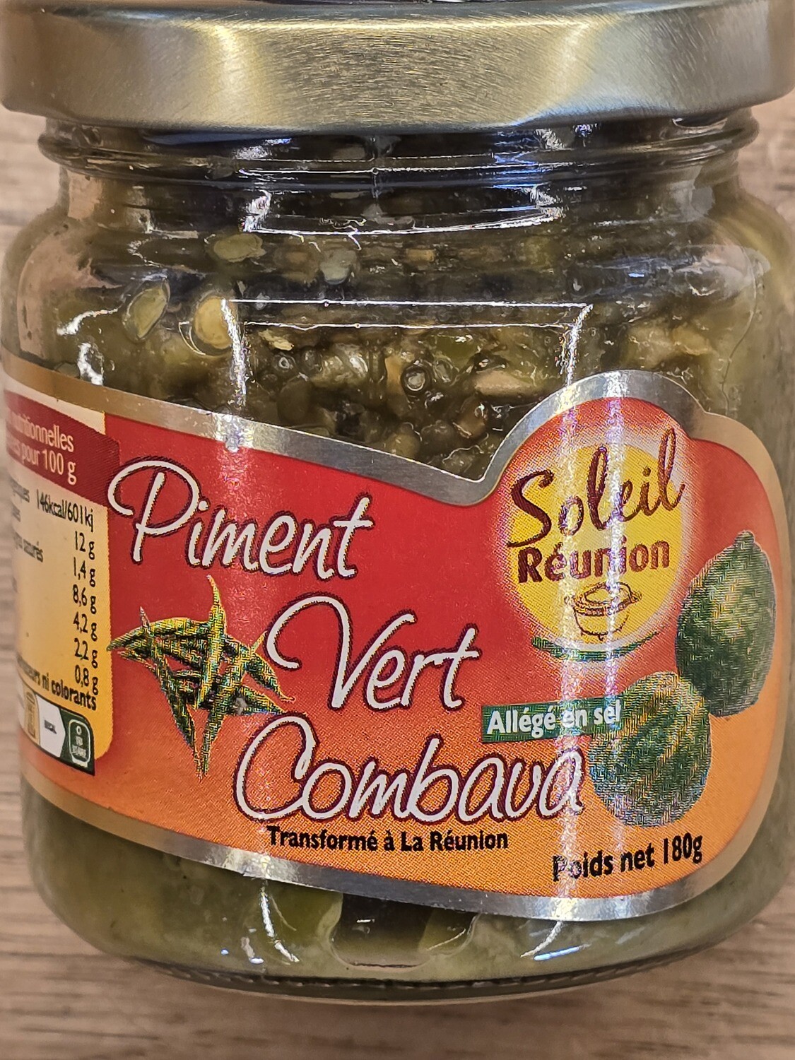 Piment vert combava 180g