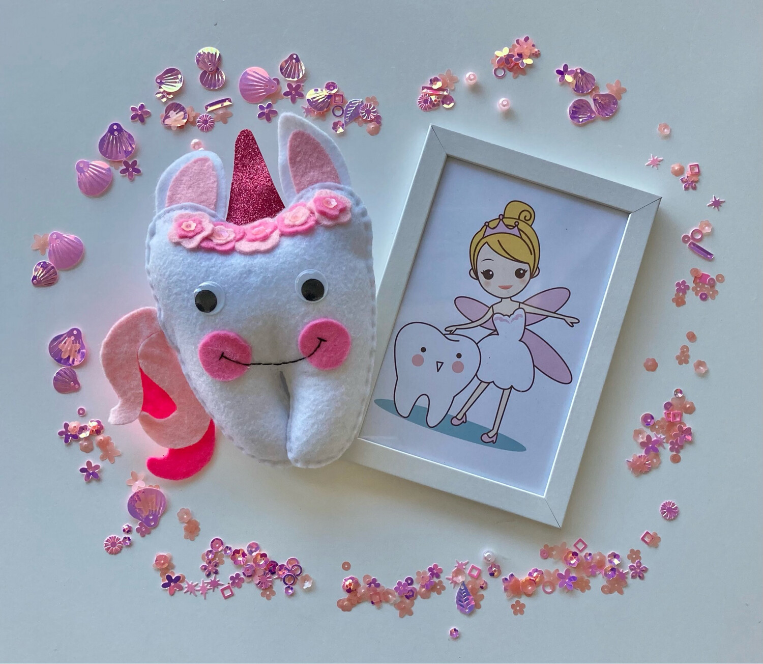 Unicorn Tooth Pillow