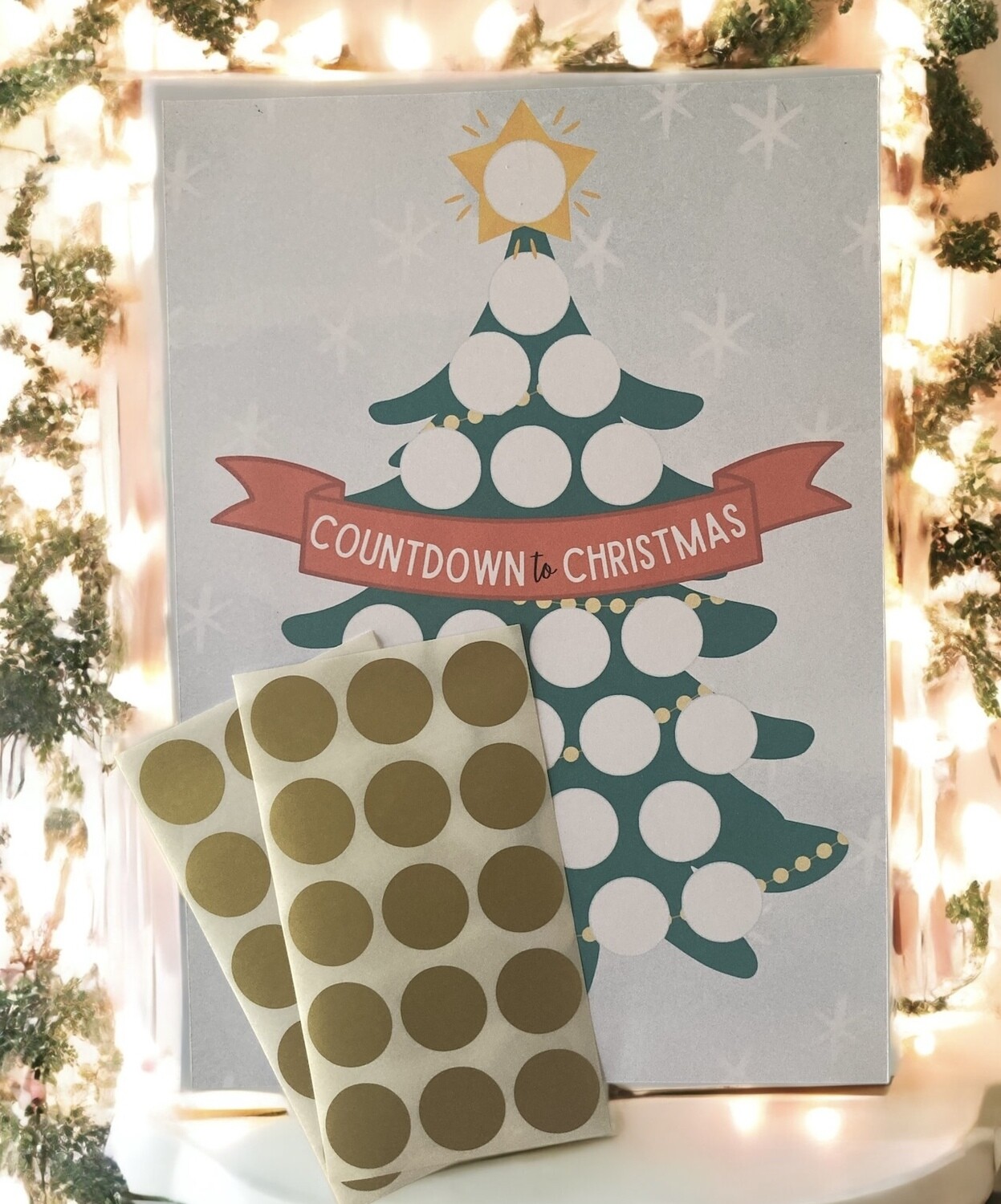 Christmas countdown Scratch Card