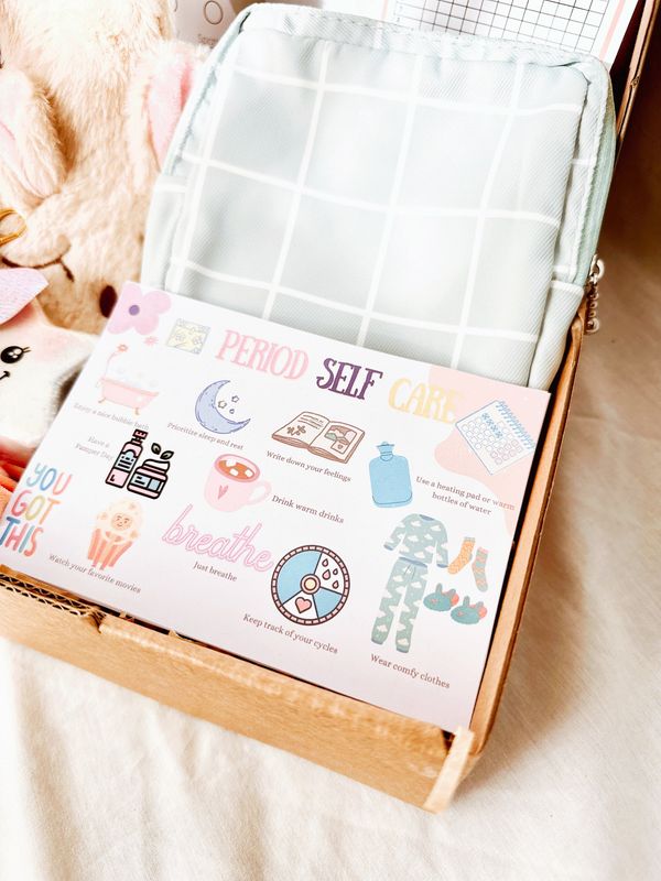 Printable First Period Self Care Guide for Tweens