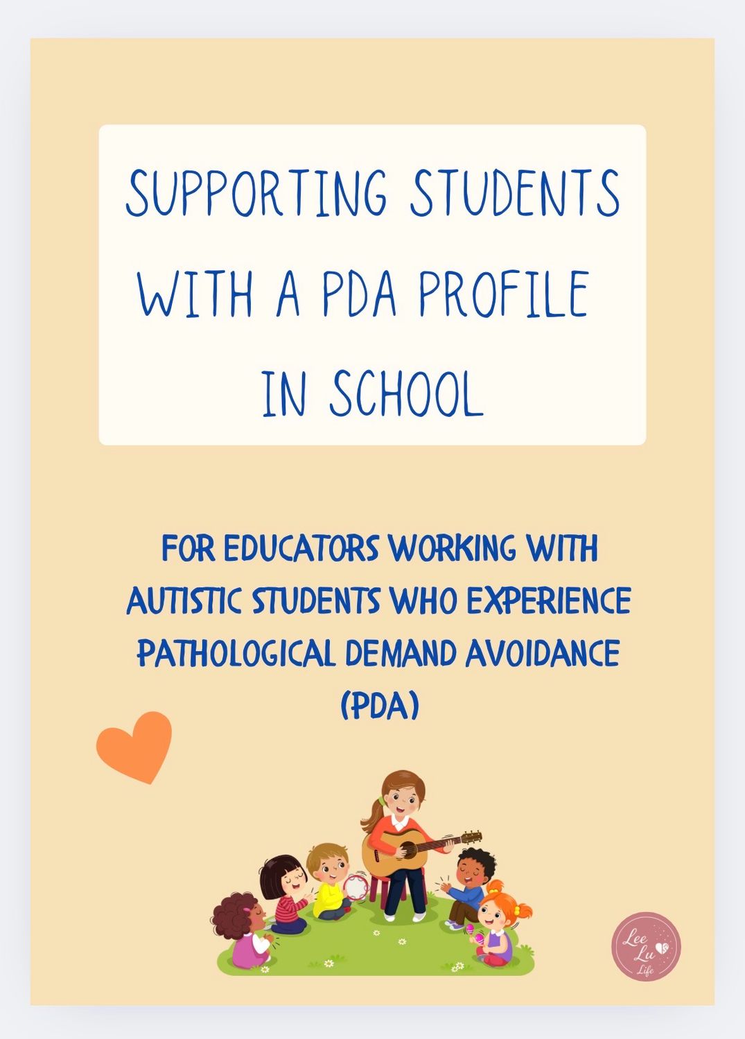 Supporting students with a PDA profile In school