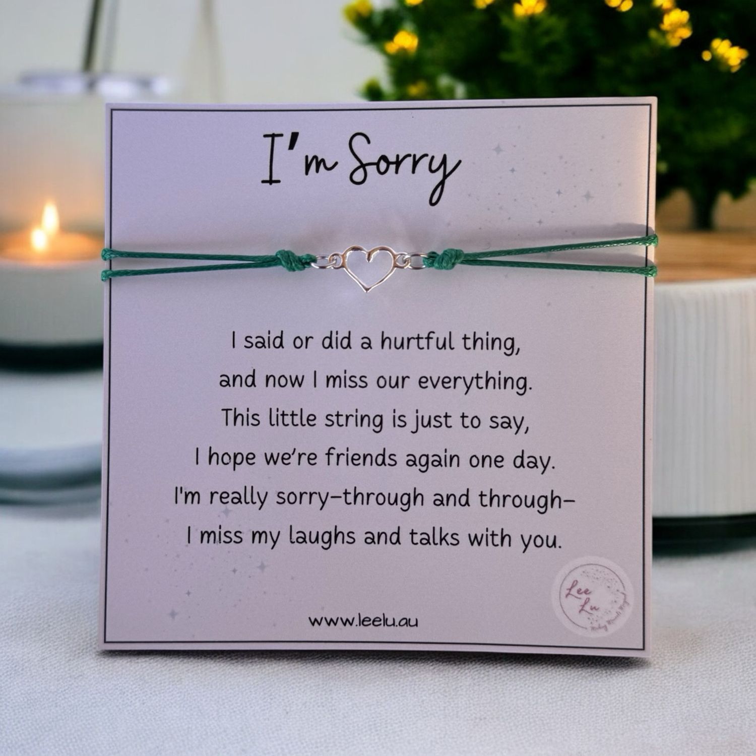 I&#39;m Sorry