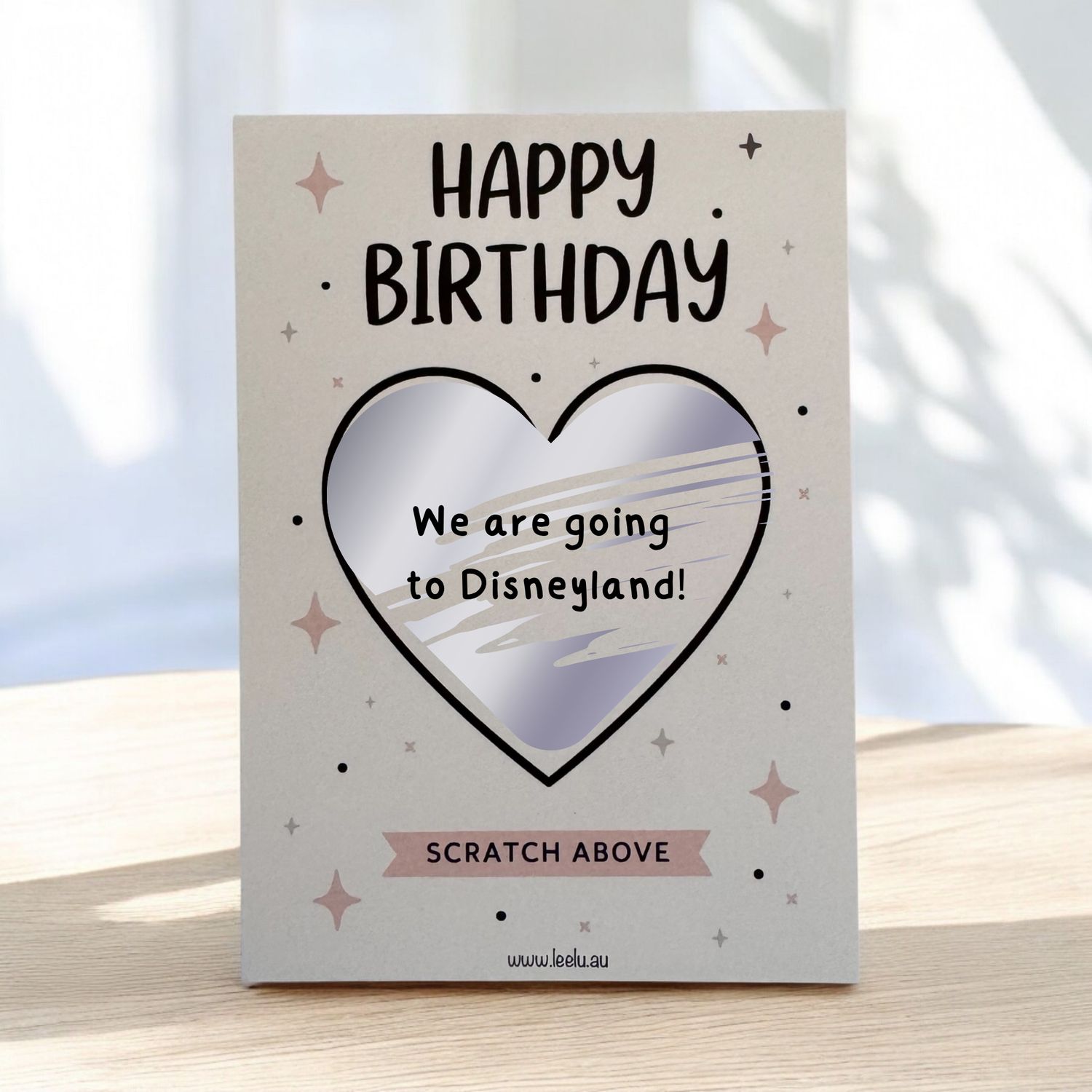 Happy Birthday Scratch Card A6