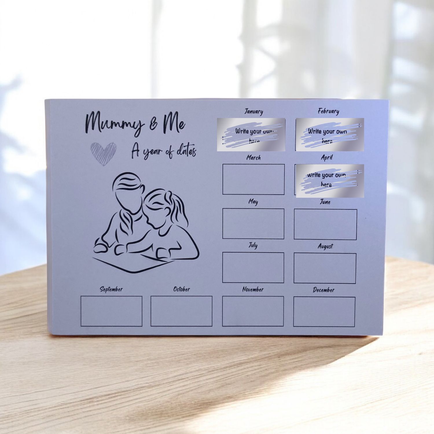 Mummy and Me Year of Dates Scratch Cards A5