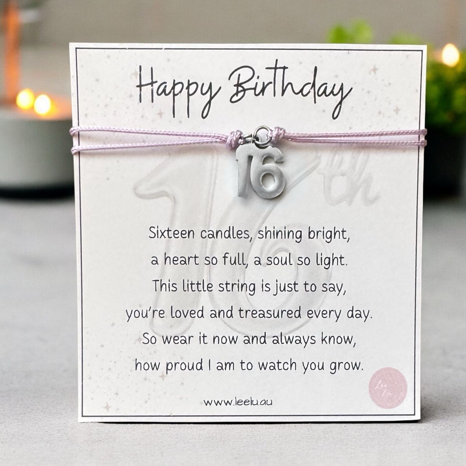 16th Birthday Bracelet
