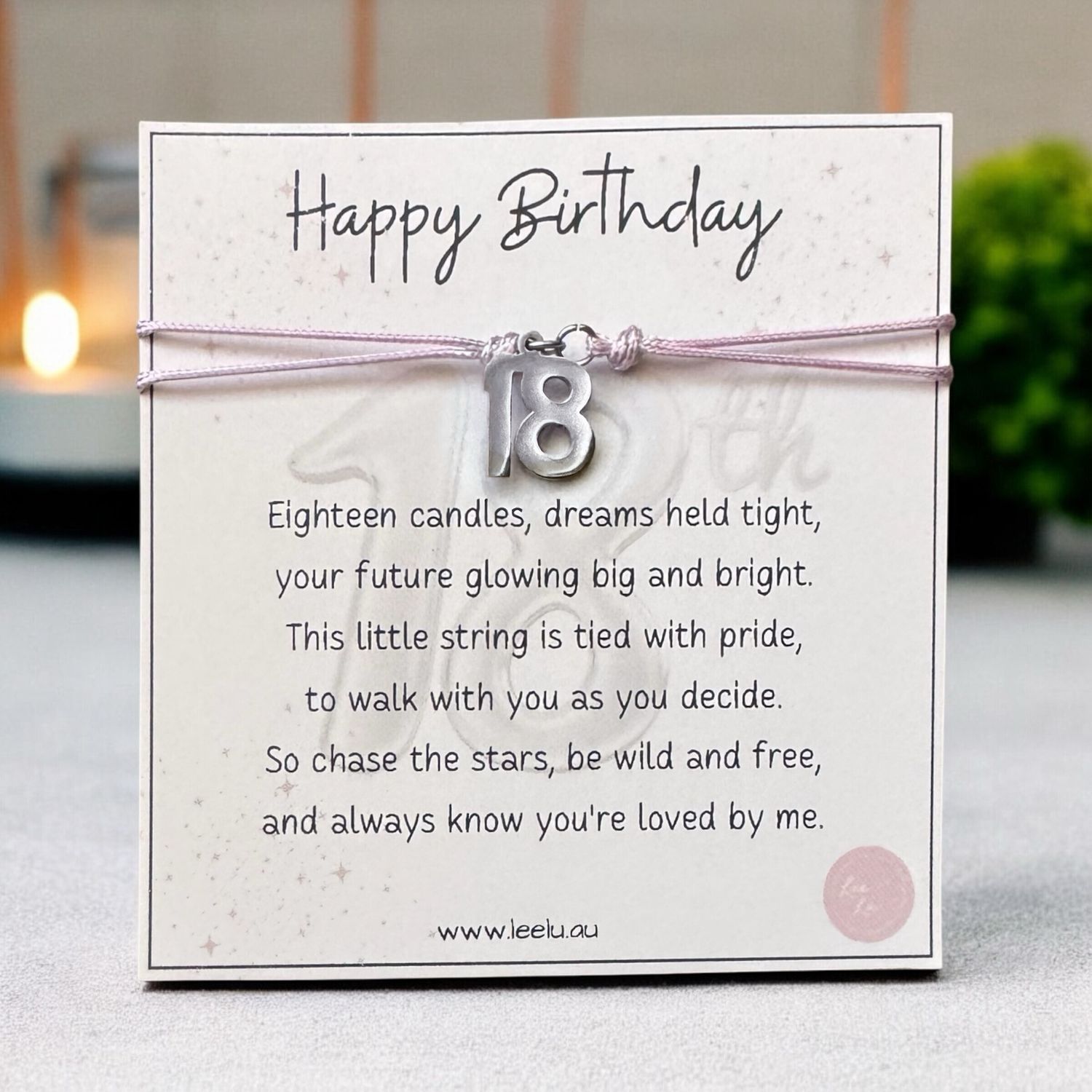 18th Birthday Bracelet