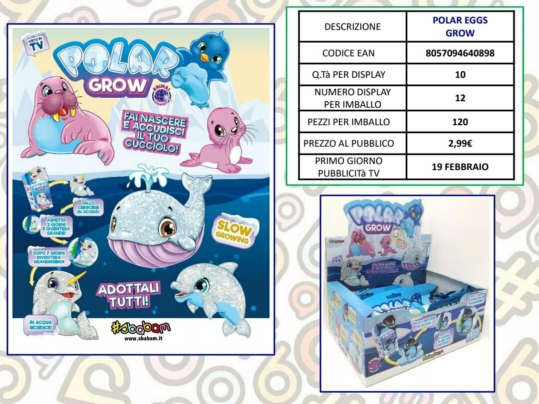 Polar Eggs  Grow - (10 pz.)
