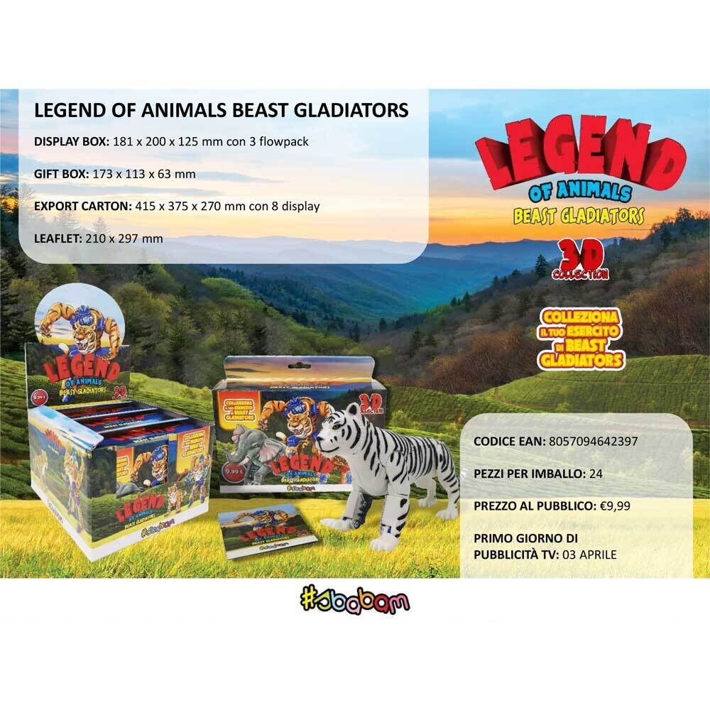 Legend of Animals - Beast Gladiators 3D- (3 pz.)