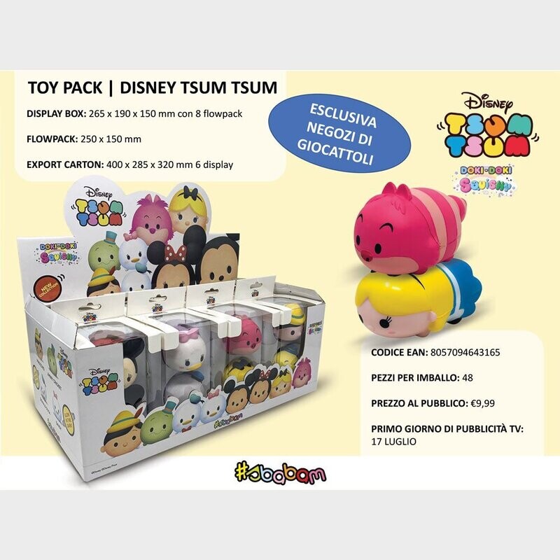 Disney Tsum Tsum - Toy Pack - (8 pz.) Disney Tsum Tsum - Toy Pack - (8 pz.)