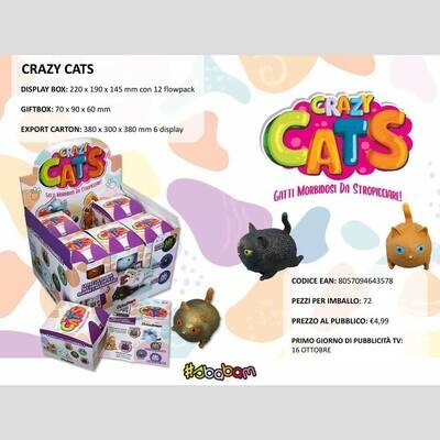 Crazy Cats - (12 pz.)