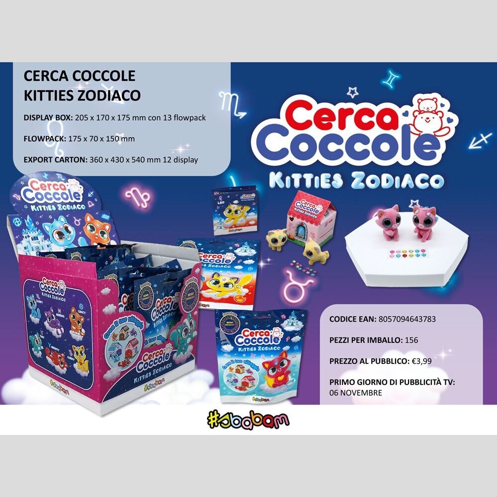 Cerca Coccole - Kitties Zodiaco - (13 pz.)