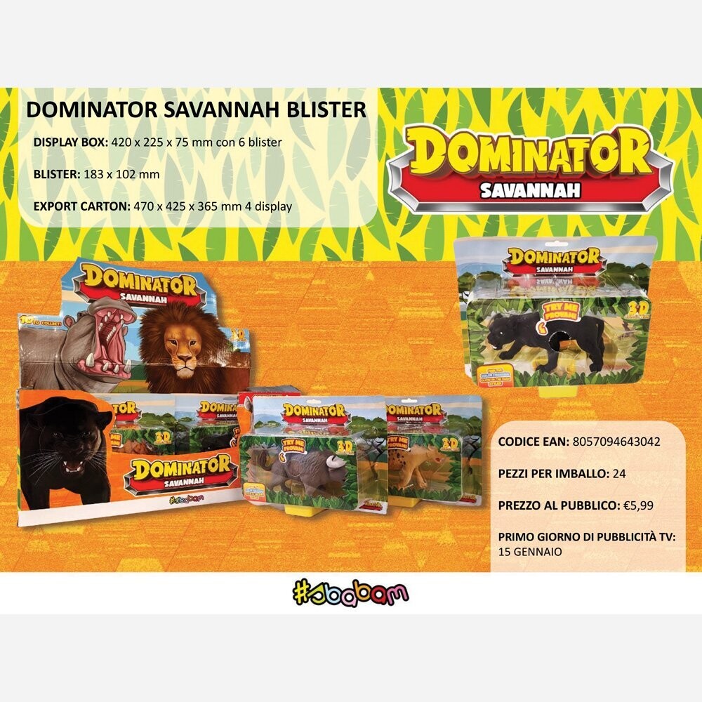Dominator Savannah Blister - (6 pz.)