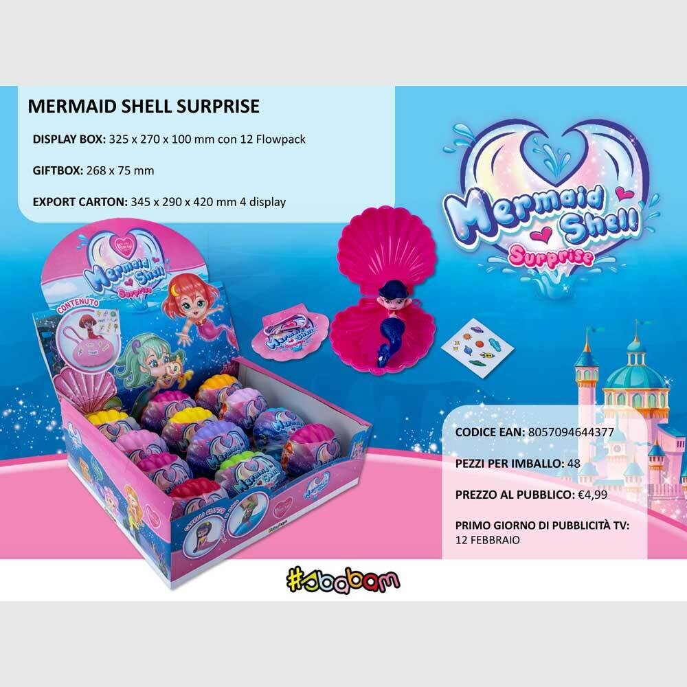 Mermaid Shell Surprise - (12 pz.)