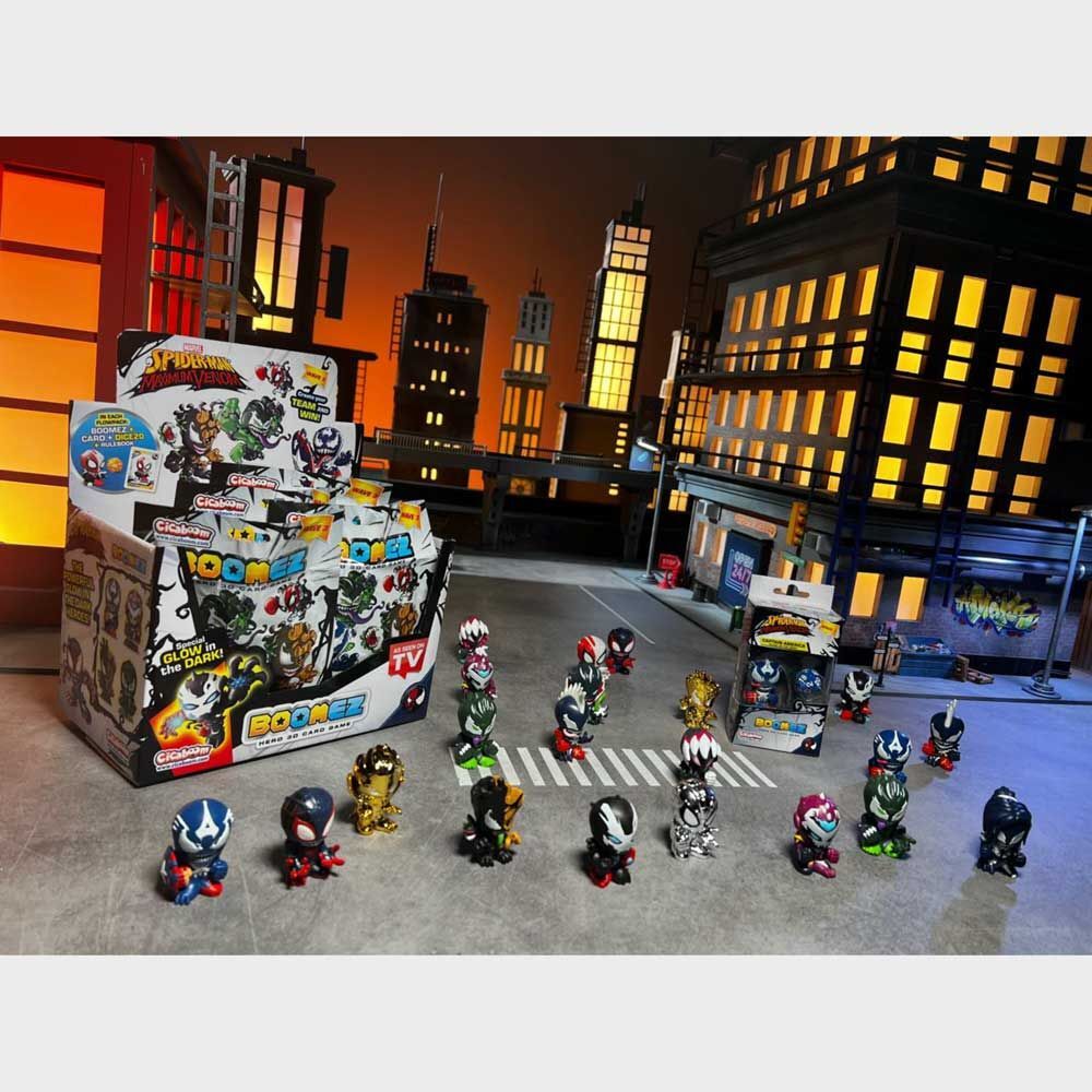 Boomez Hero 3D Card - Spiderman Maximum Venom - Flowpack (14 pz.)