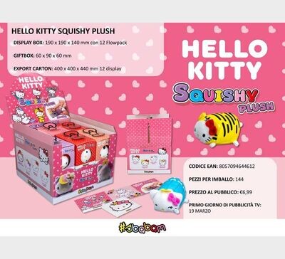 Hello Kitty - Squishy Plush (12 pz.)