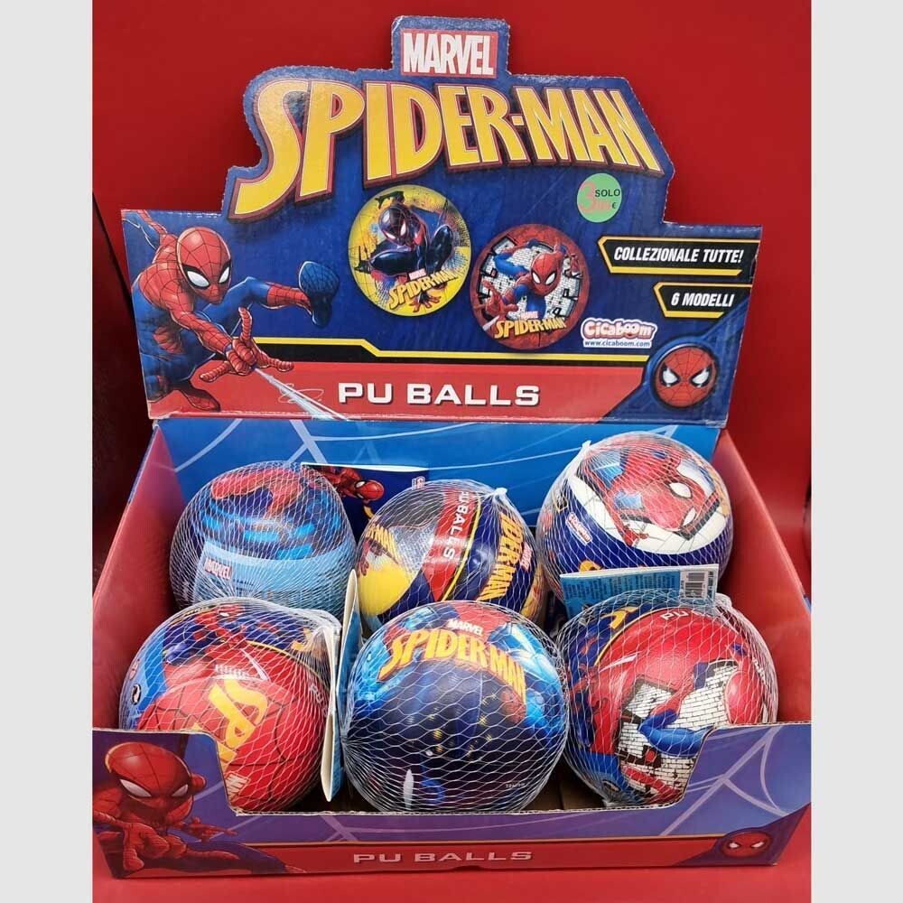 Spiderman - PU Balls - (6 pz.)