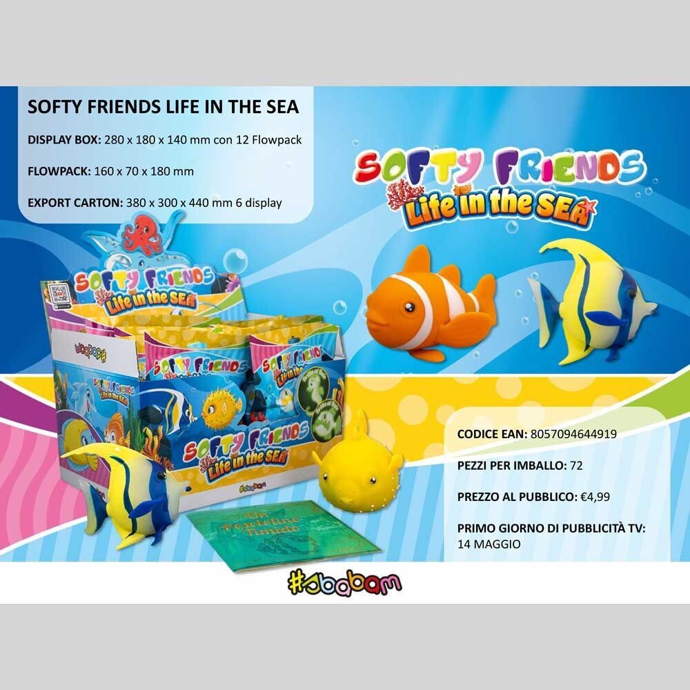 Softy Friends - Life in the Sea (12 pz)