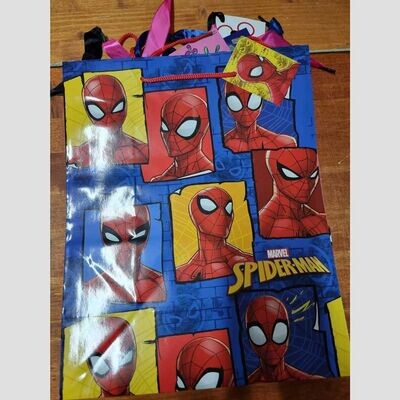 Shopper Spiderman con 9 regali - (5 pezzi)
