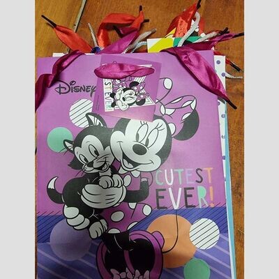 Shopper Minnie con 6 regali - (5 pezzi)