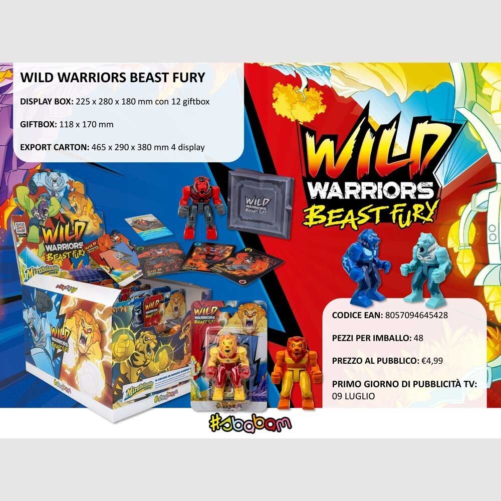 Wild Warriors Beast Fury (12 pz.)