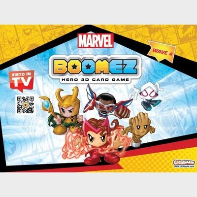 Boomez Hero 3d Card Game - Wave 4 - blister glow (9 pz)