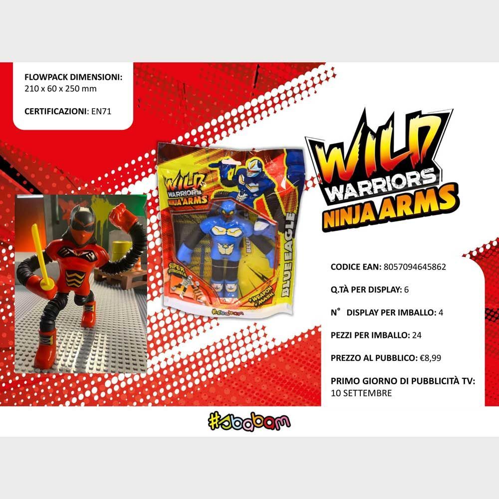 Wild Warriors - Ninja Arms (6 pz)