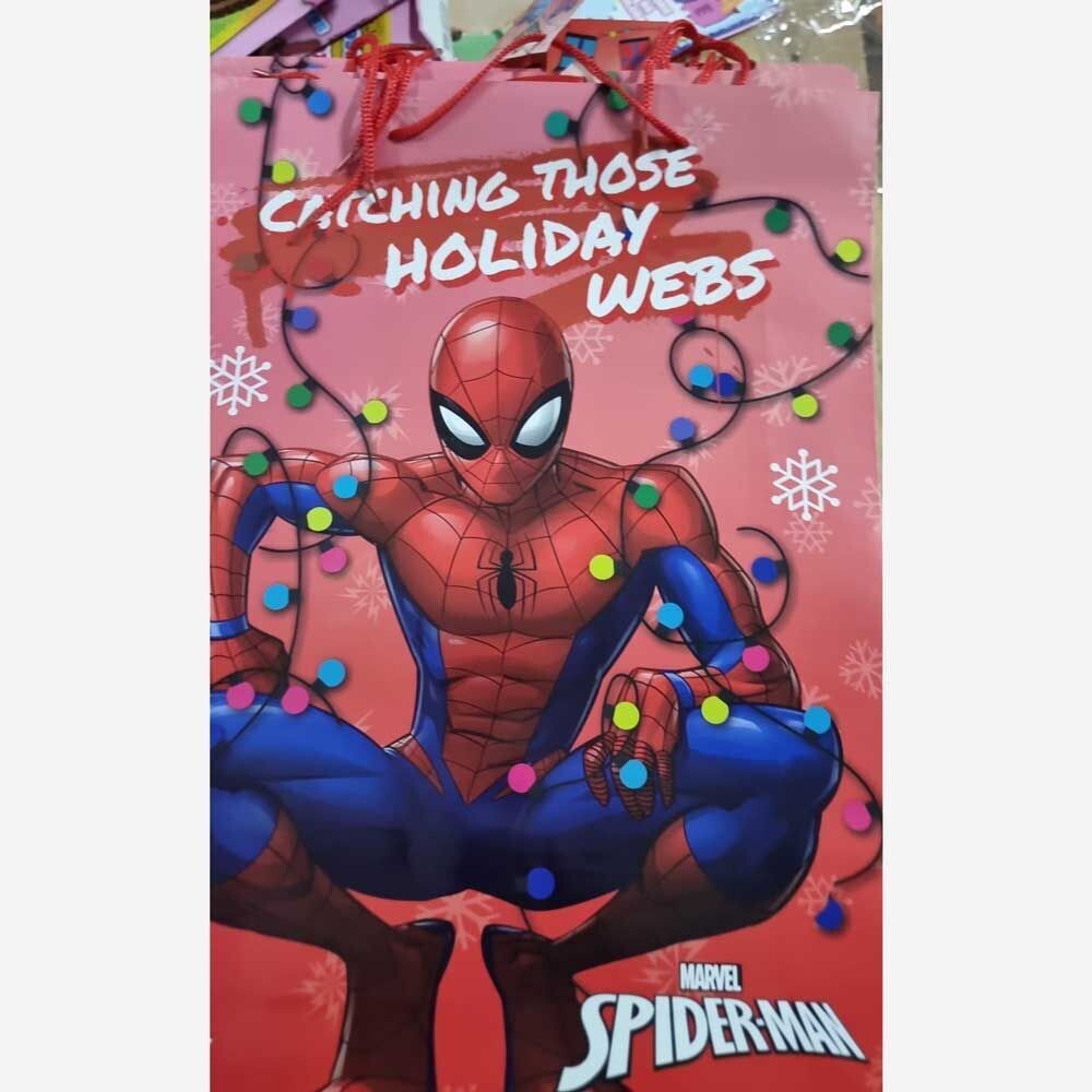 Shopper di Natale Spiderman con 11 regali - I.D.E.A.