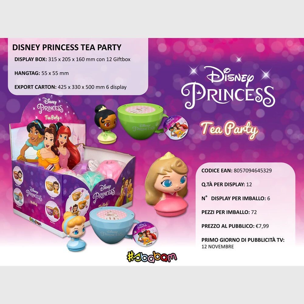 Disney Princess Tea Party (12 pz.)