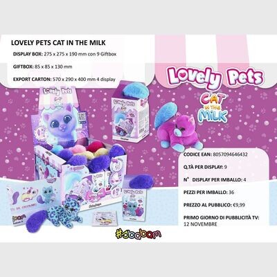 Lovely Pets - Cat in the milk (9 pz.)