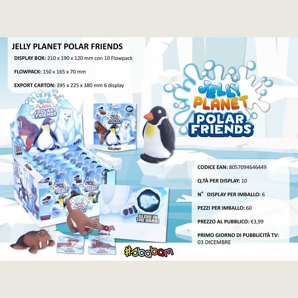Jelly Planet Polar Friends - (10 pz.)