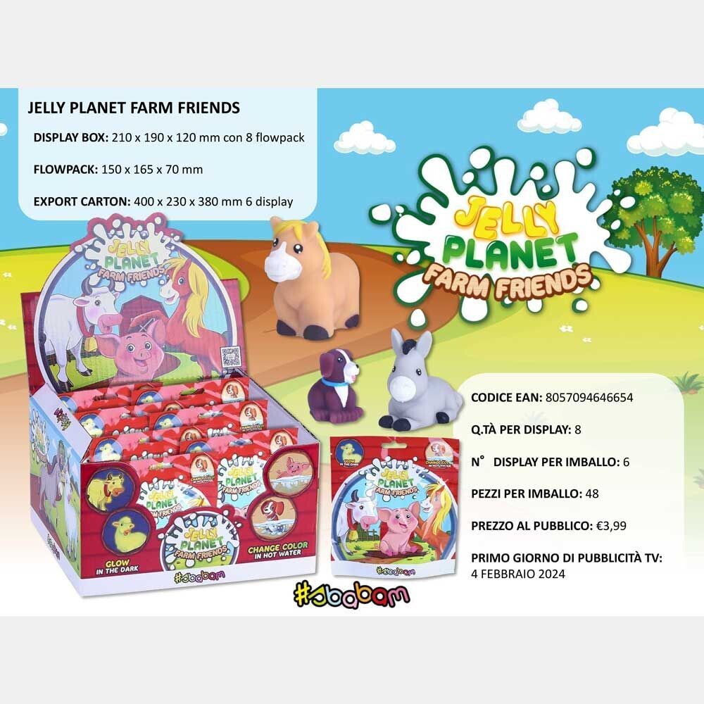 Jelly Planet - Farm Friends - (8 pz.)