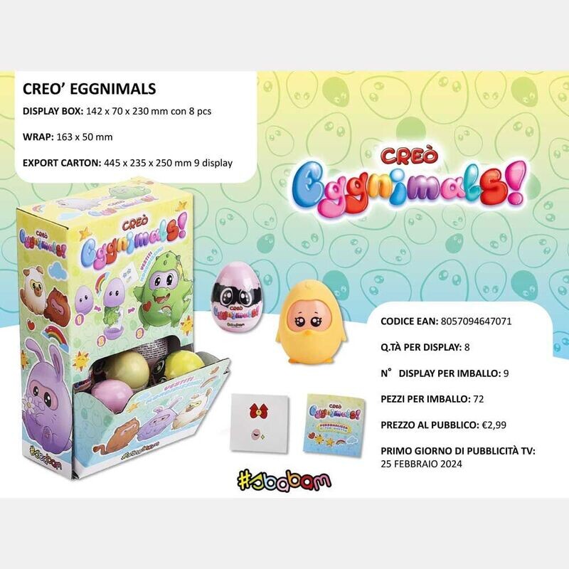 Creò Eggnimals - (8 pz.)