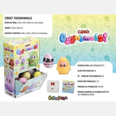 Creò Eggnimals - (8 pz.)