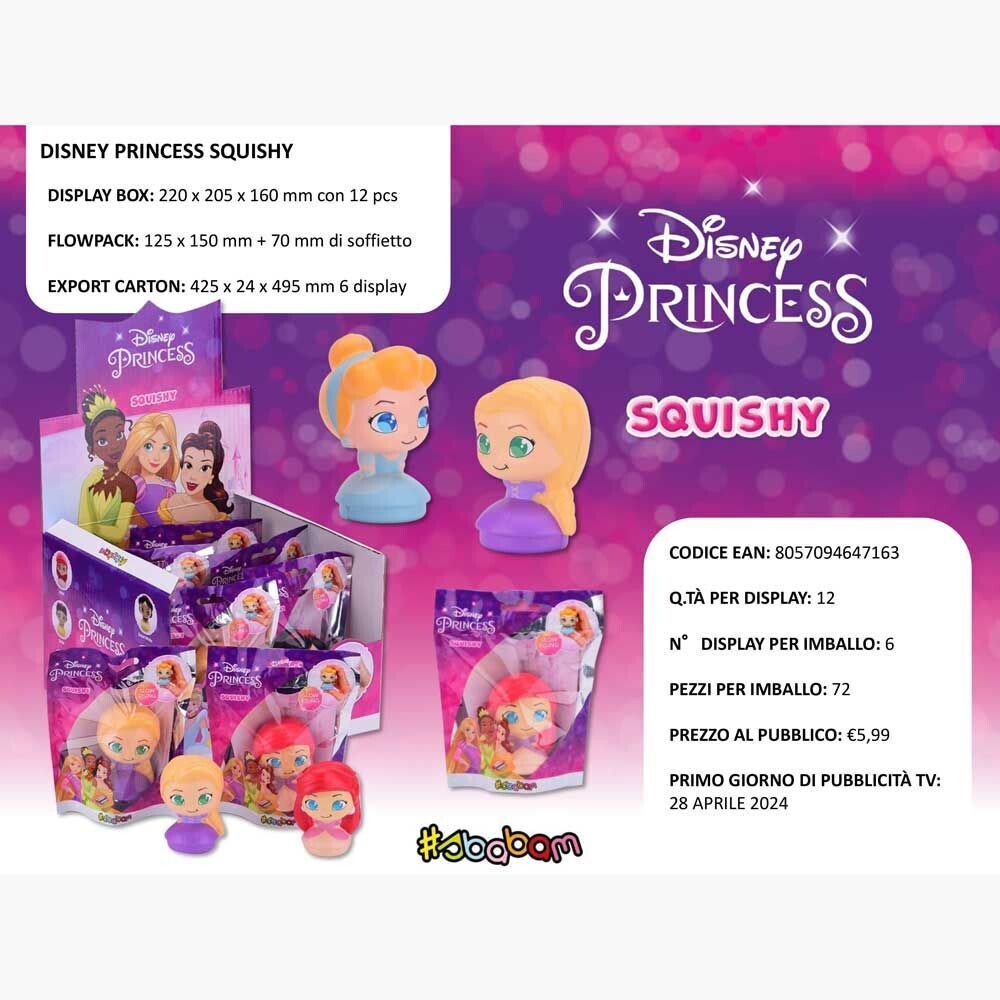 Disney Princess Squishy (12 pz.)