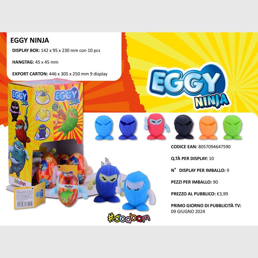 Eggy Ninja - (10 pz.)