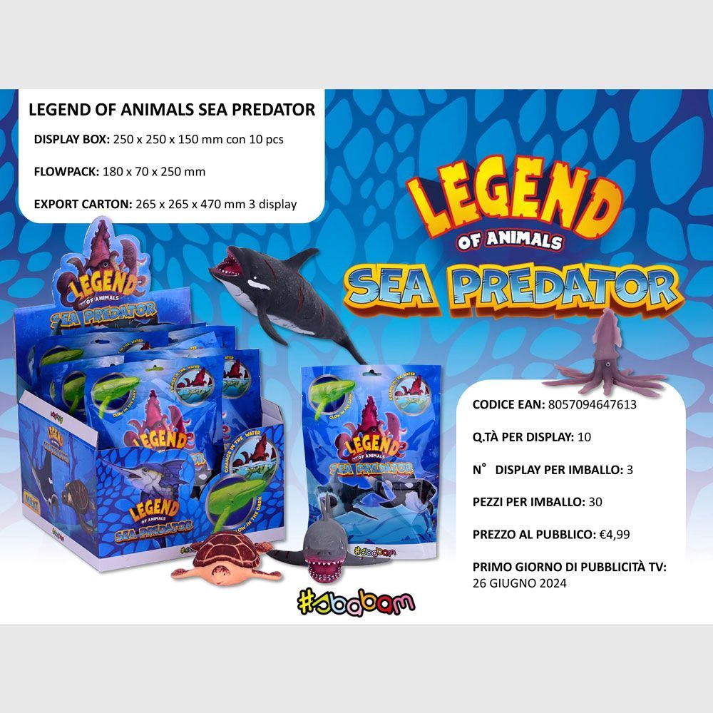 Legend of Animals - Sea Predator - (10 pz.)